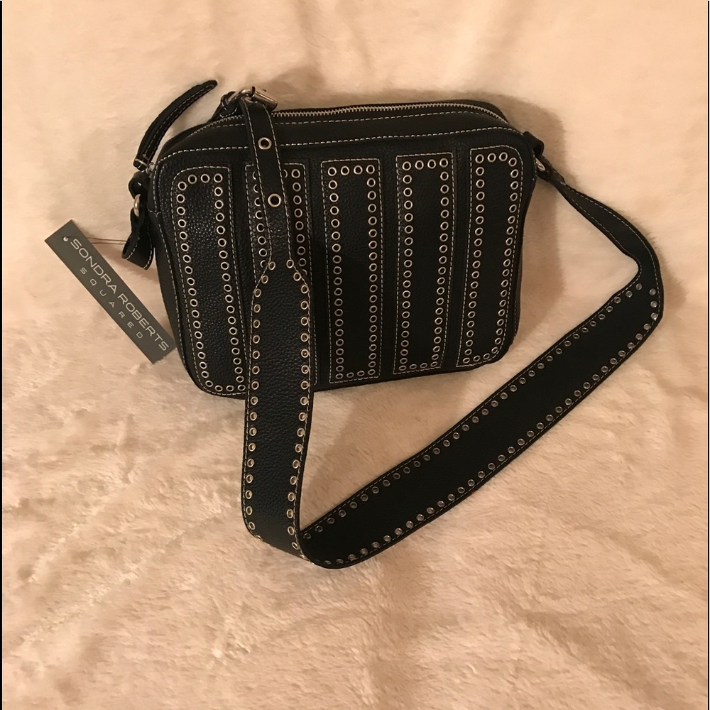 Sondra Roberts Grommet Crossbody